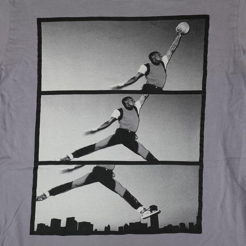 Jordan Shirt Mens XL Gray Air Jumpman Photo Panel Graphic Tee Basketball Nike gallery