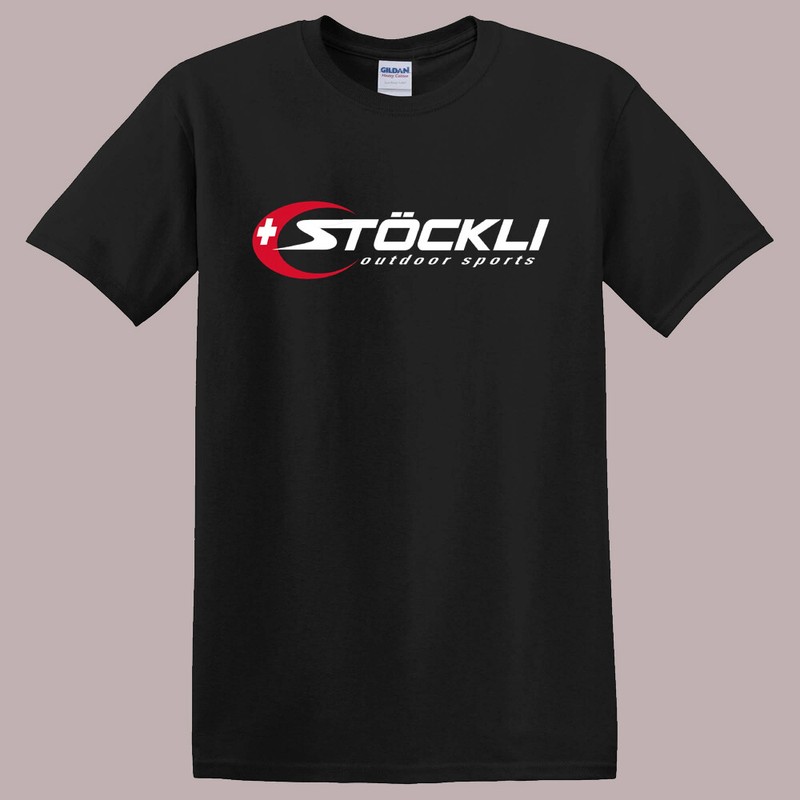 Stockli Outdoor Sports Men’s Black T-Shirt Size S-5XL