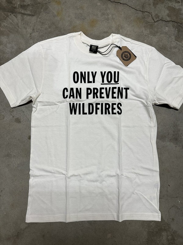 NWT Filson Smokey The Bear Only You Can Prevent Wildfires Mens Limited White XL