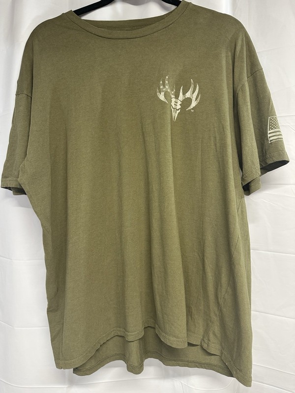 Buck Wear TShirt. Mens Sz XL. Hunter Green. Hunting Attire.