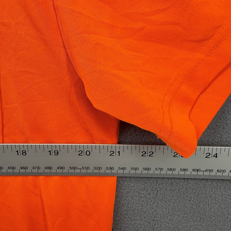 Genuine Dickies Mens Performance Pocket T-Shirt Safety Orange Large Mesh Tee gallery