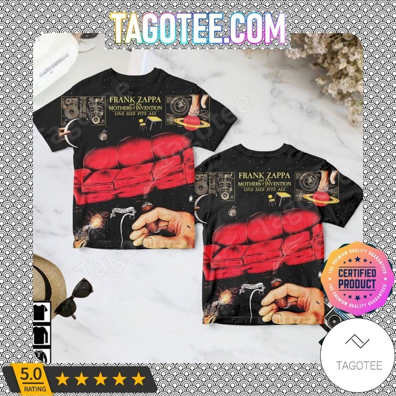 One Size Fits All Album Frank Zappa And The Mothers Of Invention 3D Shirt TA490