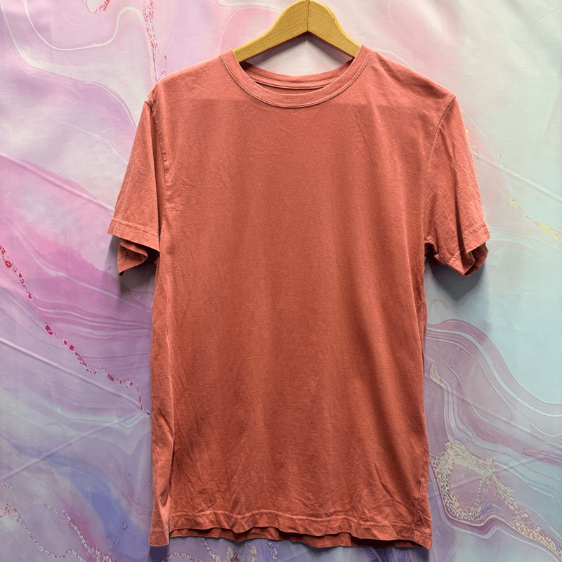 Original Use S Faded Red Crew Neck Shirt Boho Mountain Chic Minimalist Outdoors