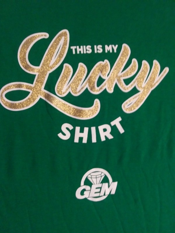 Way To Celebrate St. Patrick's Day Graphic Men's 2XL This Is My Lucky T-Shirt gallery