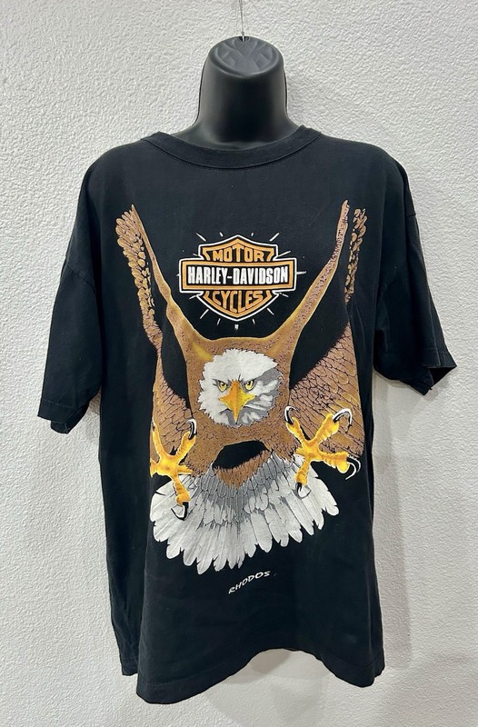 Harley-Davidson Eagle T-Shirt Vintage, 90s, Men’s L