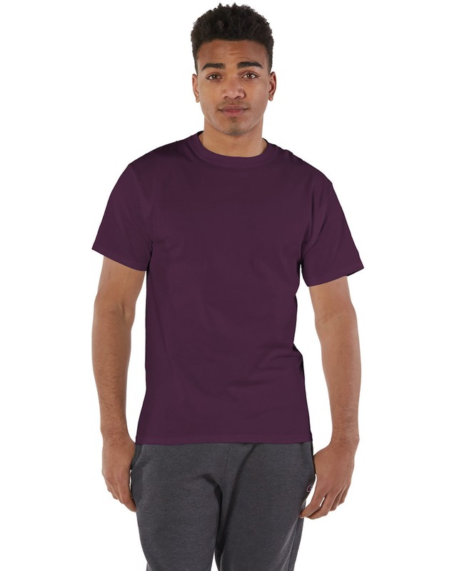 3 Pack Of Champion Adult Short Sleeve Stylish T Shirt Plain T-Shirt - T525C