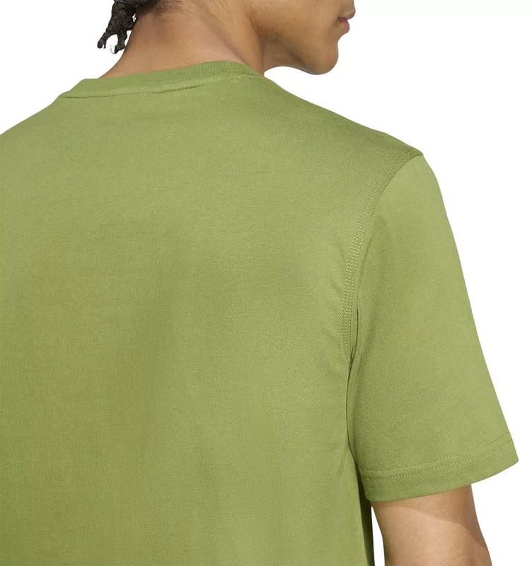 Men’s Adidas Originals Size XS Trefoil Essentials Tee Tech Olive MSRP $30 gallery
