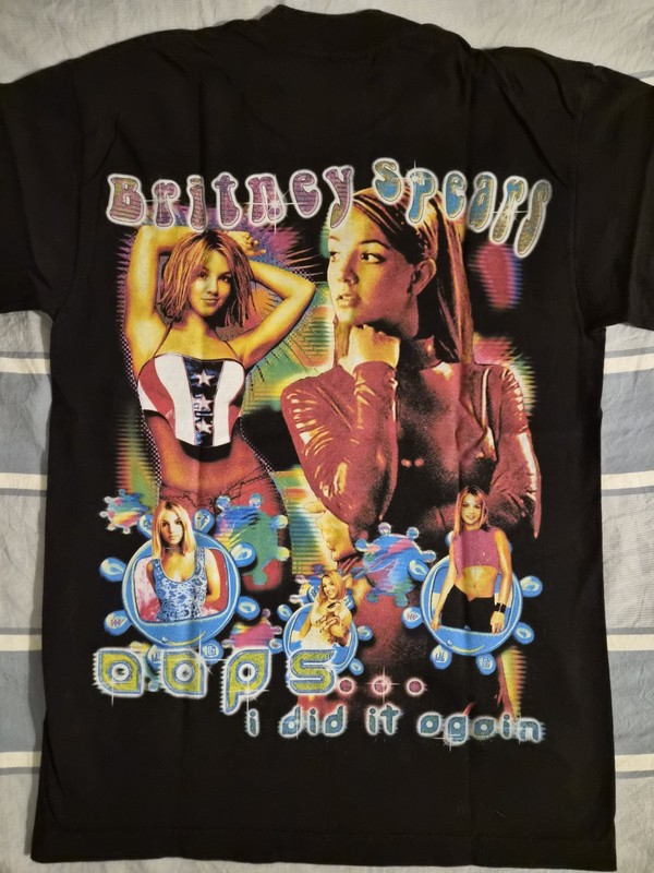 DBRUZE Britney Spears Music Pop Star Black T Shirt Size Small New Rare gallery