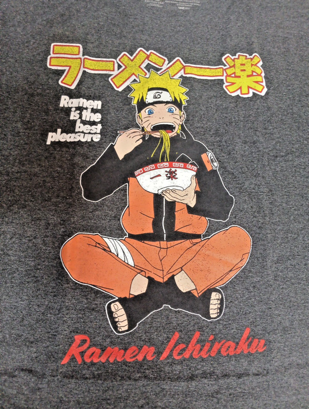 Naruto Shippuden Collection Mens T-shirt Shirt NEW Size 3XL 50/50 Cotton/Poly
