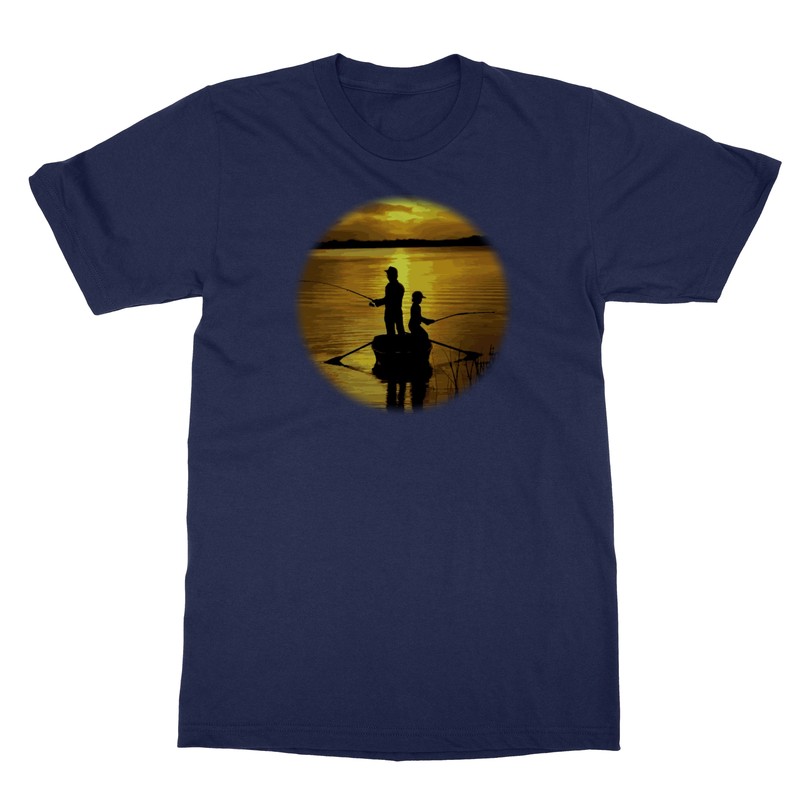 Fishing Bass Fish Boat Fisherman Outdoor Holiday Men’s T-Shirt