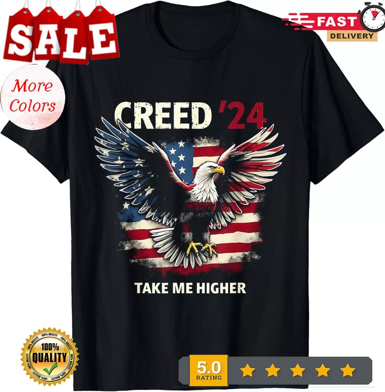 Creed ’24 Take Me Higher Motivational and Uplifting Quotes T-Shirt S-5XL