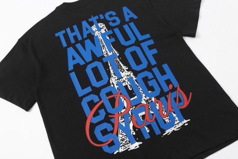 S-M-L-XL THAT'S A AWFUL LOT OF COUGH SYRUP T-shirt White / Black gallery