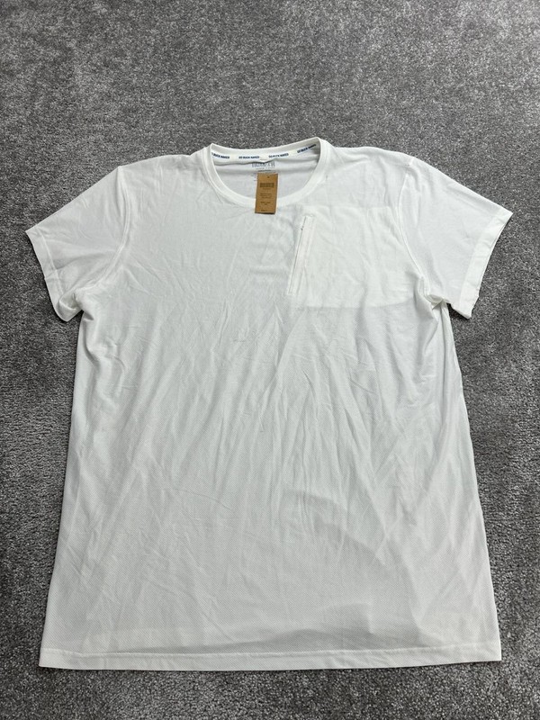 Duluth Trading Co Buck Naked Performance Travel Crew Undershirt Mens XXXL White