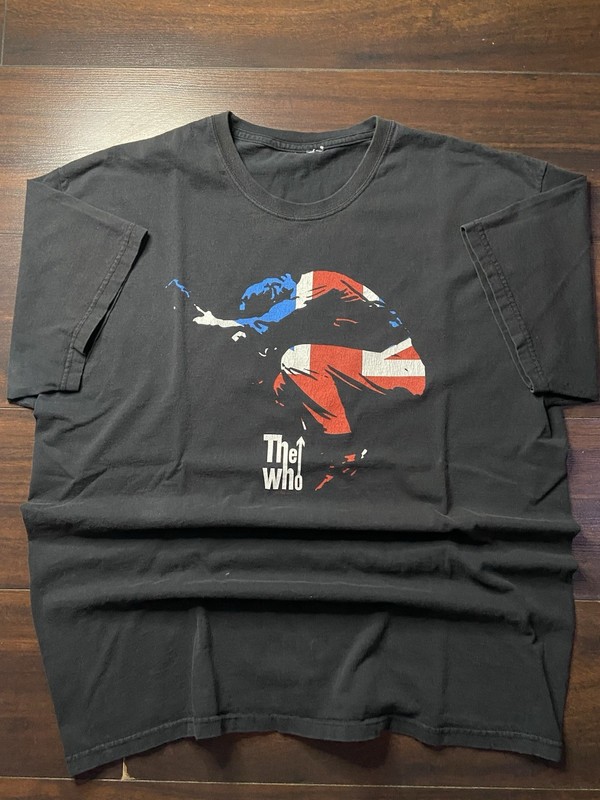 2004 The Who band sz/XL message for measurements super nice fade