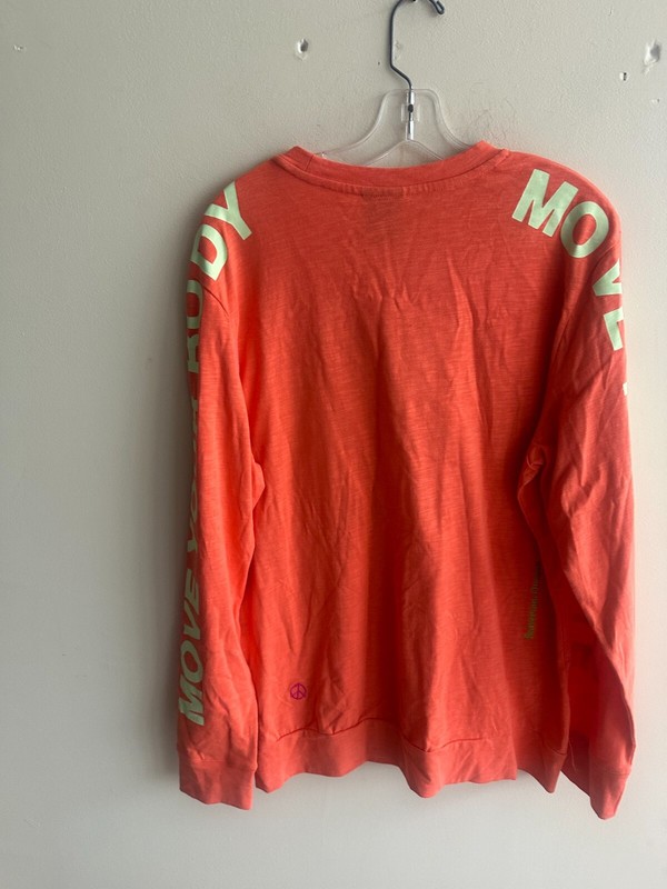 Nike Sportswear World Tour Pullover T-Shirt Men's M Orange Swoosh Logo SZ N140 gallery