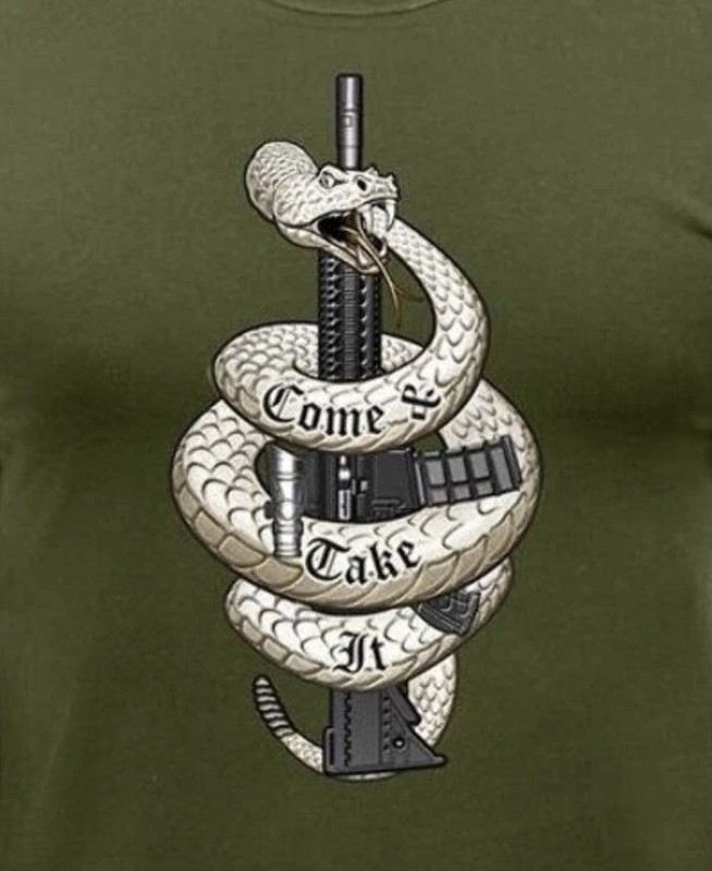 Rothco 61560 “Come & Take It” 2A OD Olive Drab Green T-Shirt - Size XL - NWT gallery