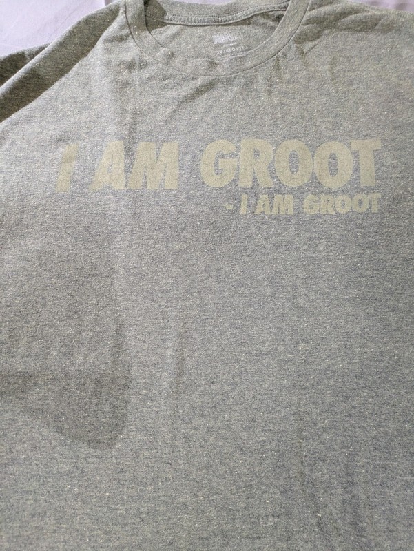 Marvel Rivals I Am Groot Shirt Mens 2XL Green Guardians Galaxy Graphic Tee XXL gallery