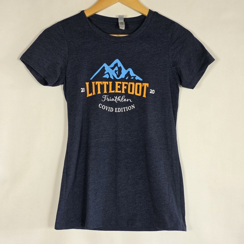 Next Level Apparel Littlefoot Triathlon 2020 Colorado COVID Edition Women’s Smal