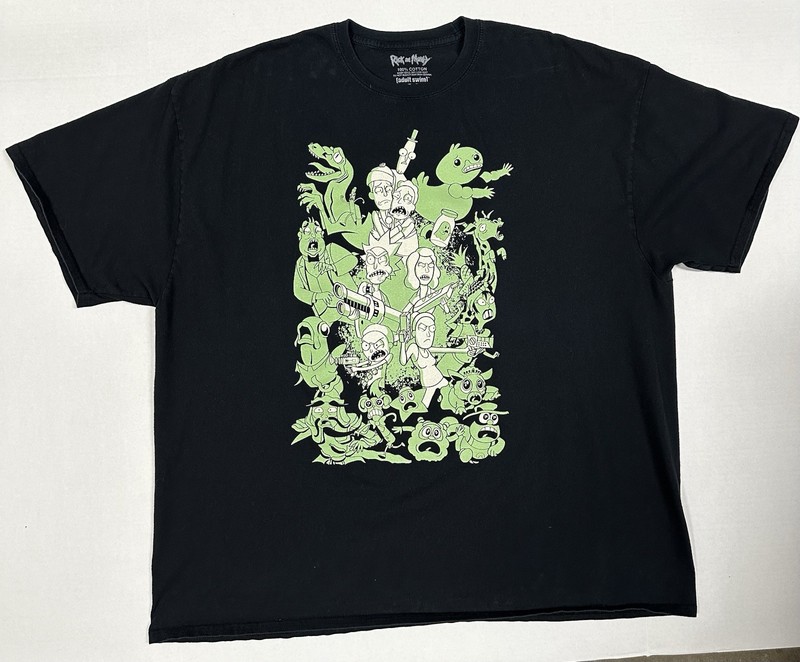 Rick and Morty UFO Space Ship Men’s 3XL T Shirt Adult Swim