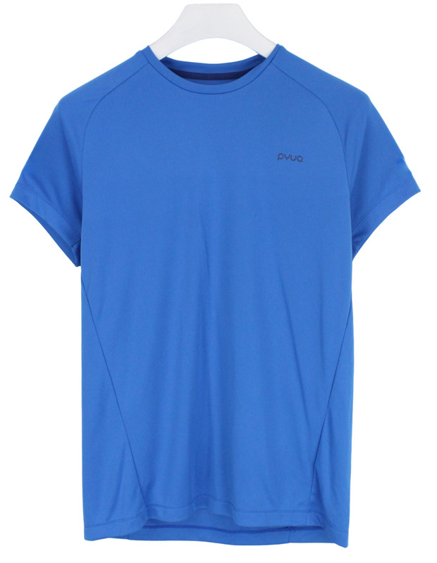 Pyua T-Shirt Herren Stretch LARGE Alle Jahreszeiten Pullover Blau