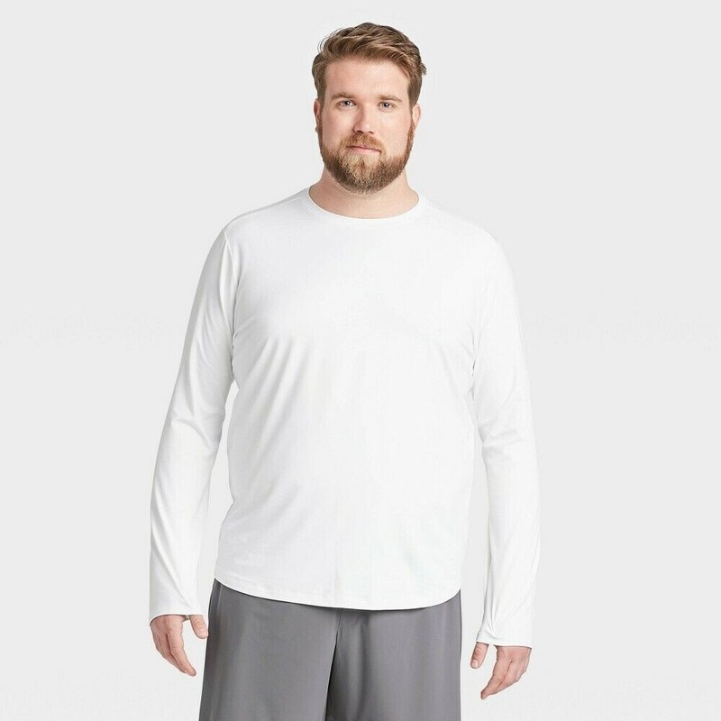 MEN’S soft Tee 2XL Oder Control Gym true white Active Wear Running All in motion