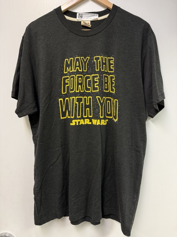 Homage Star Wars May The Force Be With You T-Shirt Mens XL