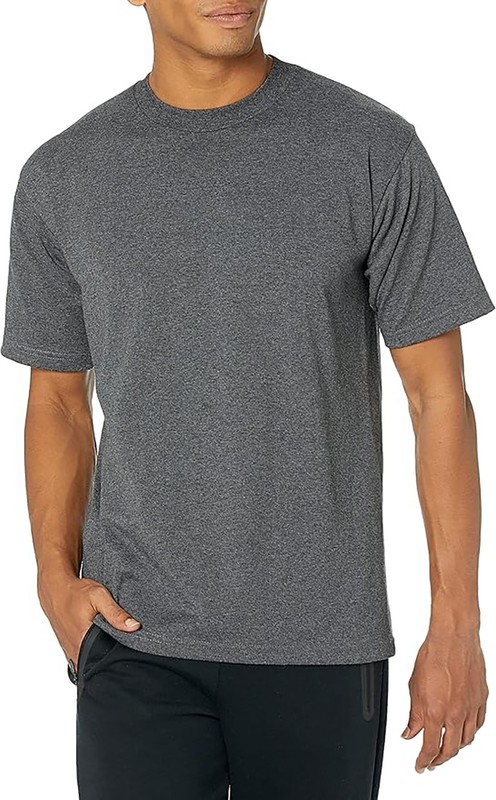 Pro Club Men's 6-Pack Heavyweight Cotton Short Sleeve Crew Neck T-Shirt gallery