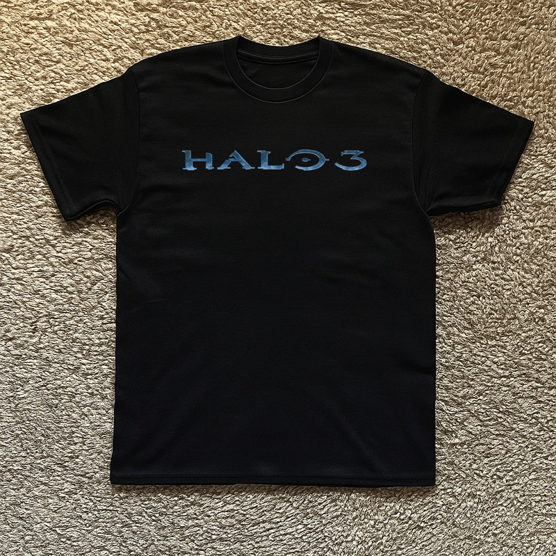 Halo 3 Unisex Heavy Cotton Tee Promo Shirt Gaming Nostalgia