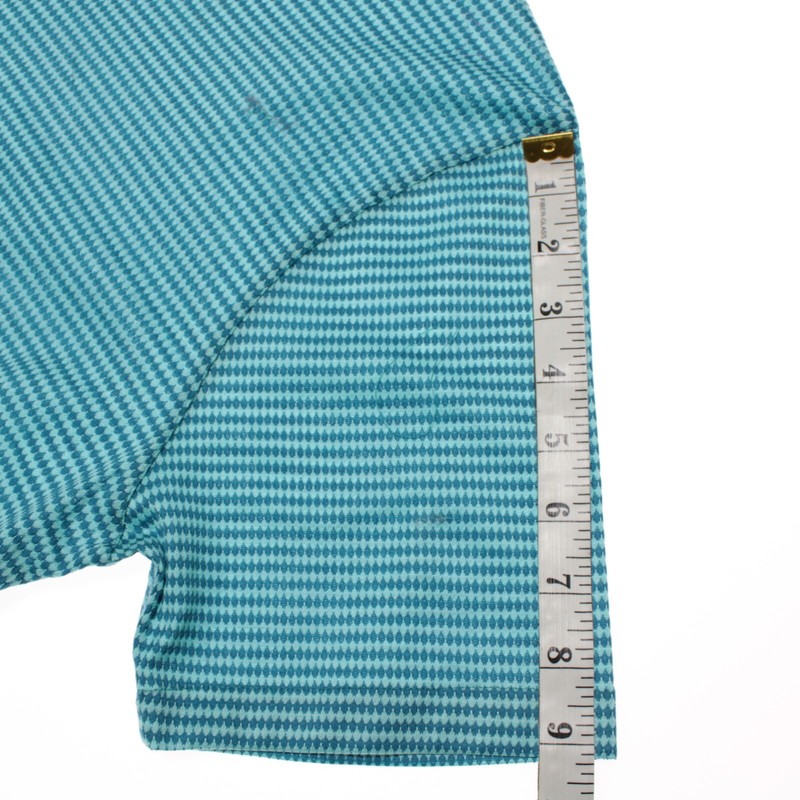 Italo Ferretti NWT Short Sleeve Crew Neck T-Shirt Size M Teal Blue 100% Cotton gallery