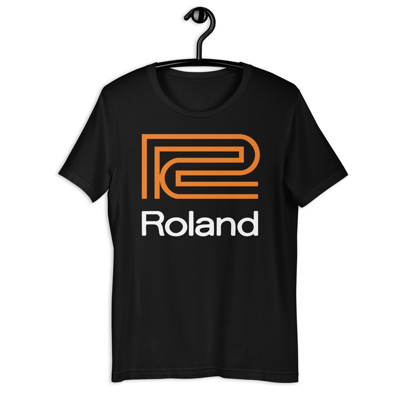 Roland Drums Logo T-Shirt – Synth, D J, and EDM Style Tee S-5XL