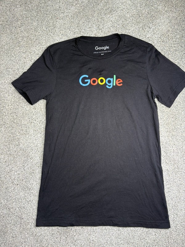 Google Shirt Mens Medium Black Official Merchandise Store Logo Tee gallery