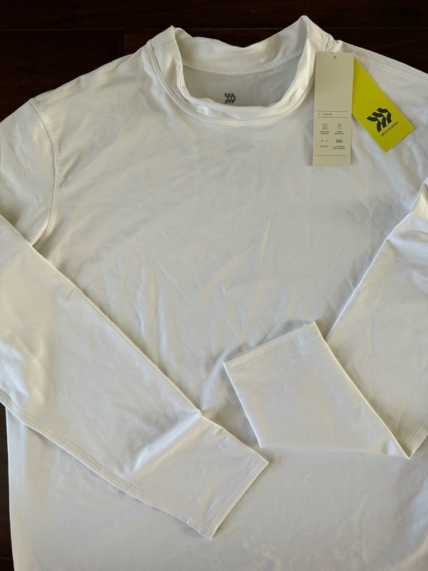 MEN'S soft Tee 2XL Oder Control Gym true white Active Wear Running All in motion gallery