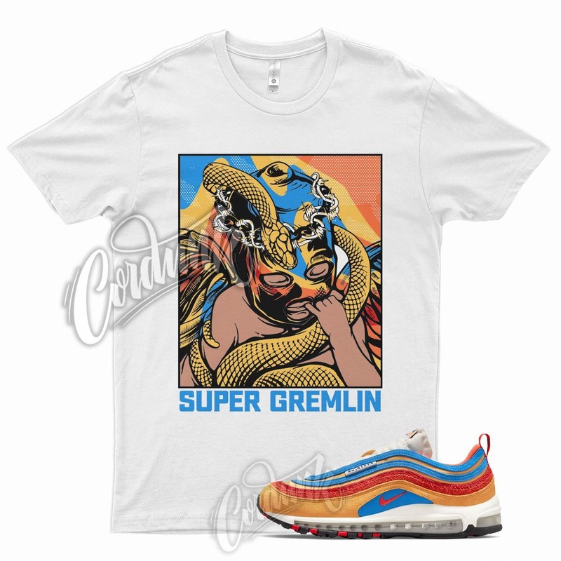 SG Shirt for N Air Max 97 Running Club AMRC Orange Blue Yellow Red 90 95 1 9