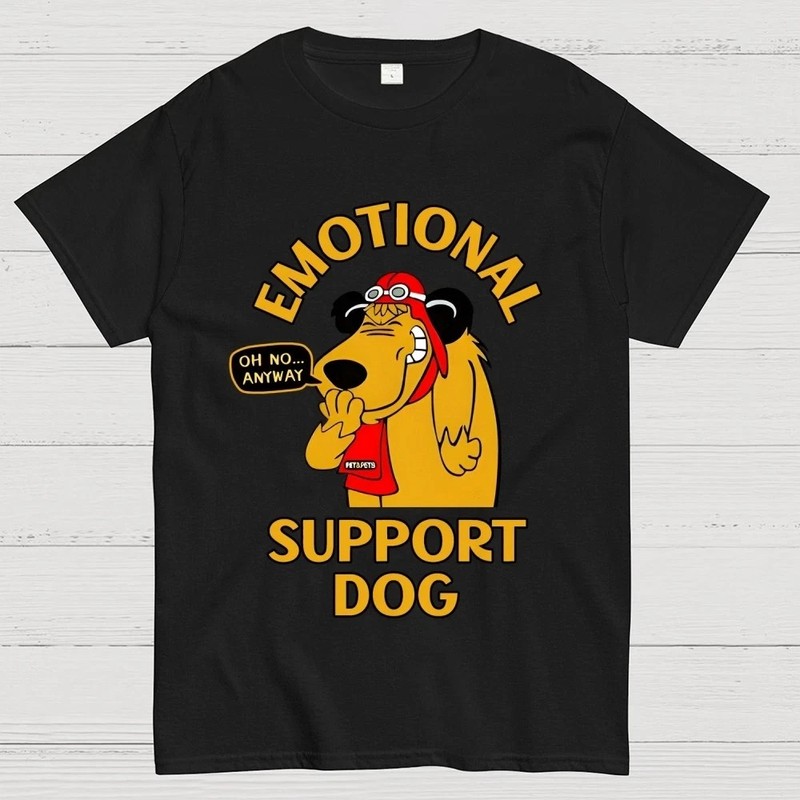 FUNNY MUTTLEY | MOTIONAL SUPPORT DOG T-Shirt Size S-4XL