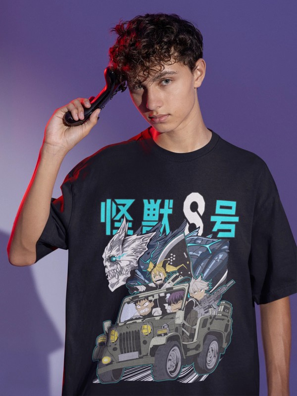 Anime Kaiju No 8 Mina Shiro Kaiju T-Shirt Size S-5XL, Manga Gaming Gift gallery