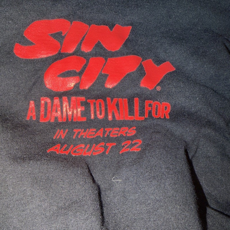 Sin City A Dame To Kill For Movie Promo Graphic T-Shirt 2014 Size XL Sdcc gallery
