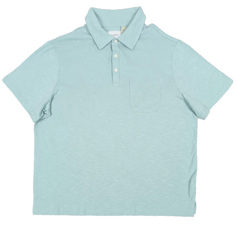 Men’s Polo Shirts Medium with Pocket Teal Green 3 Pack Goodfellow Co Cotton