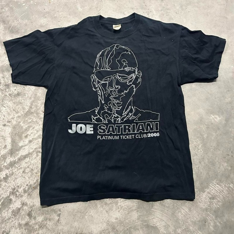 Joe Satriani black graphic album Unisex Shirt All Size 1AC84