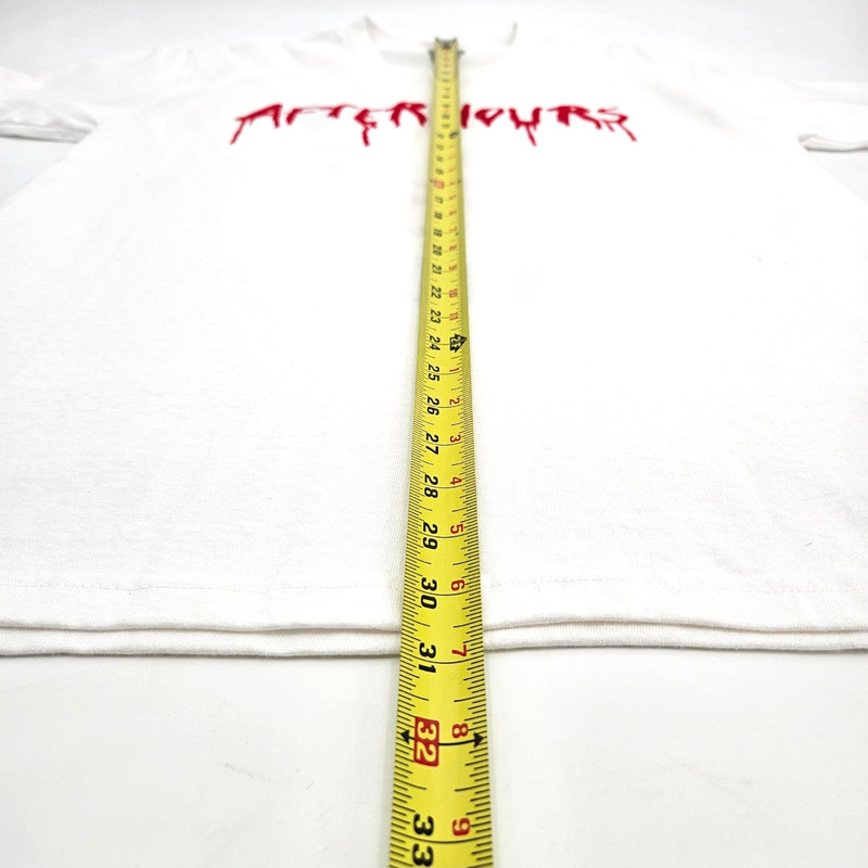 Official The Weeknd x Vlone After Hours Blood Drip T-Shirt White Tee Men's Large gallery