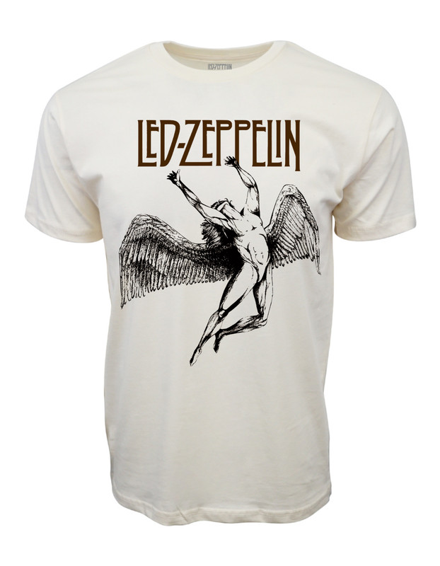 Led Zeppelin Zoso Natural Graphic T shirt