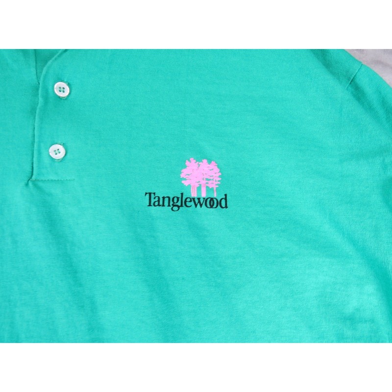 Vintage Tanglewood Henley Tee XL Signal Mega-Tee 90s Graphic Back Patch gallery