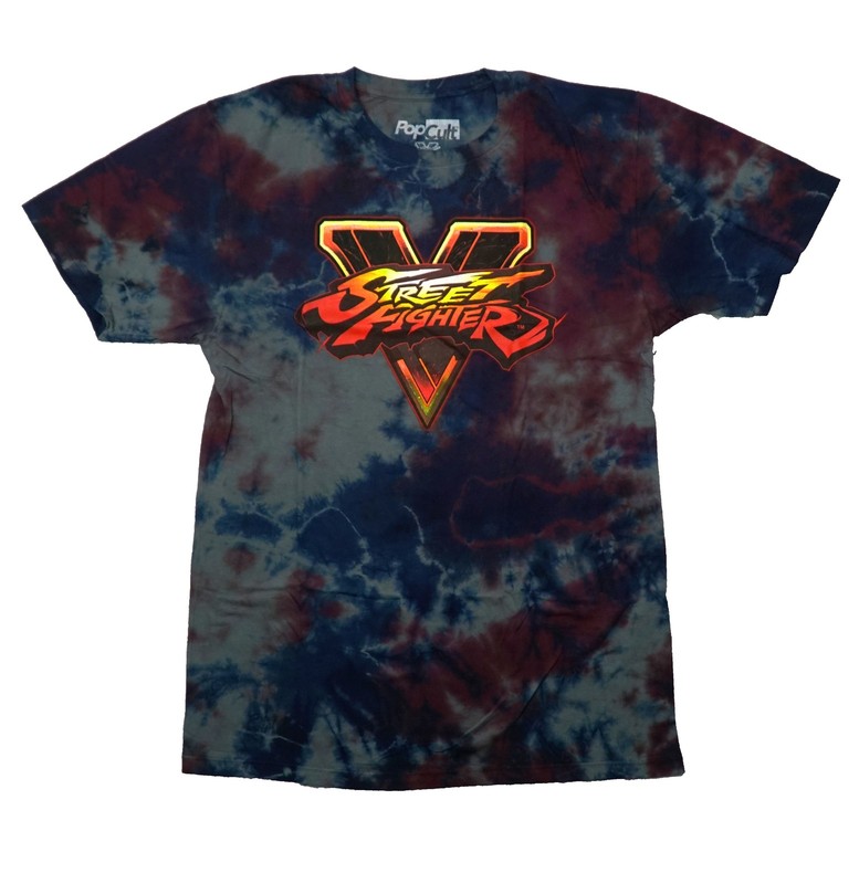 Street Fighter V New Adult T-Shirt – Logo Tie Dye