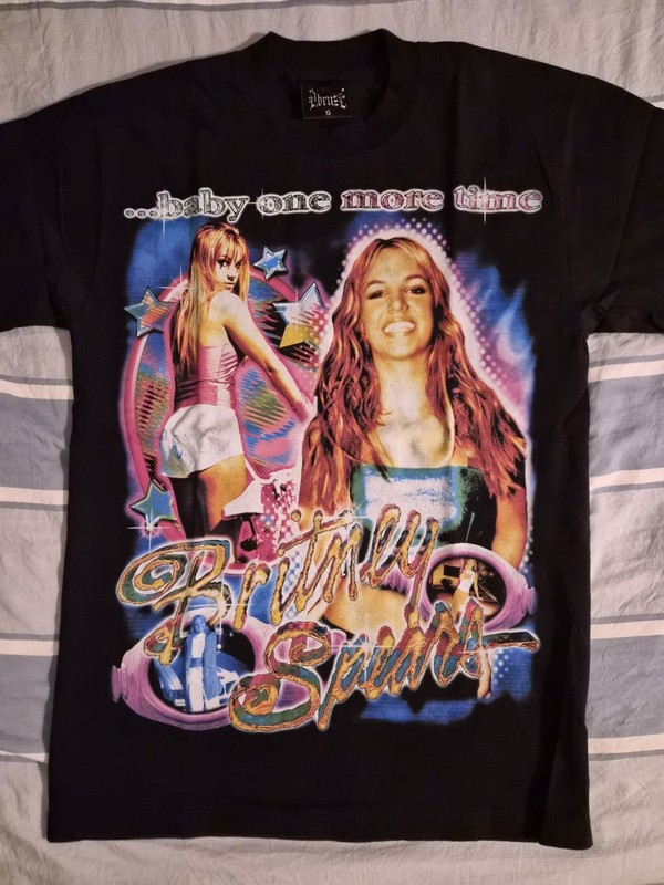 DBRUZE Britney Spears Music Pop Star Black T Shirt Size Small New Rare