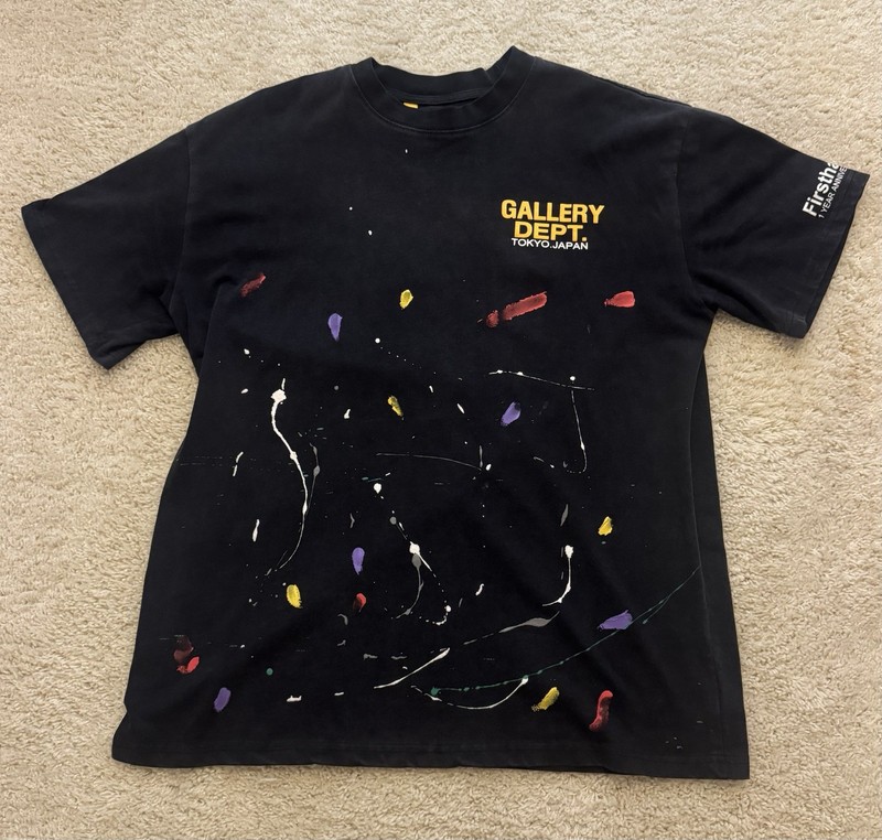 Gallery Dept. T-Shirt Tokyo Japan Textured Paint Splatter
