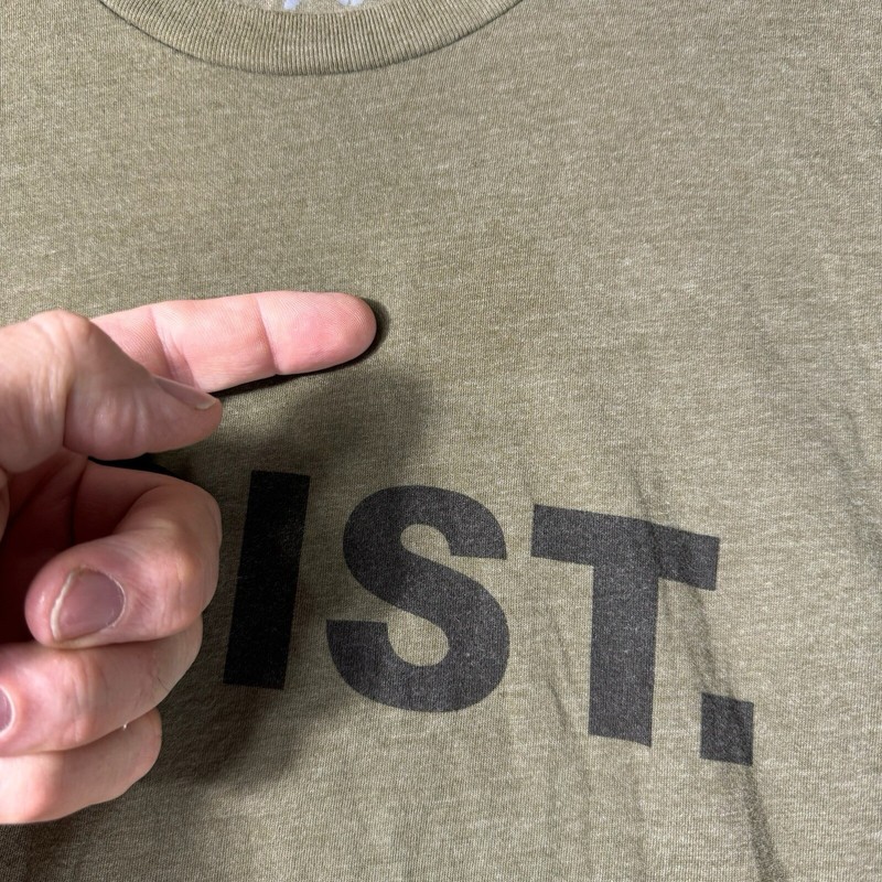 Moist Graphic T Shirt Mens XL Funny Meme Humor Tee Olive Green Casual Streetwear gallery