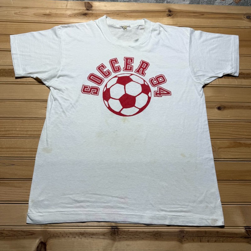 Vintage 1994 Soccer Ball Football Athletic Sports Graphic T-Shirt USA – XL