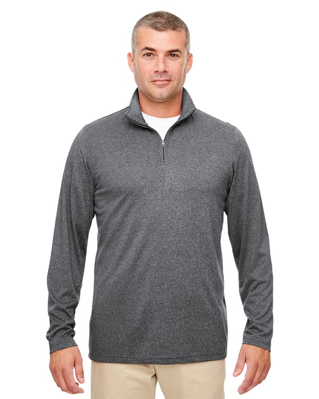 Men’s Cool & Dry Heathered Performance Quarter-Zip