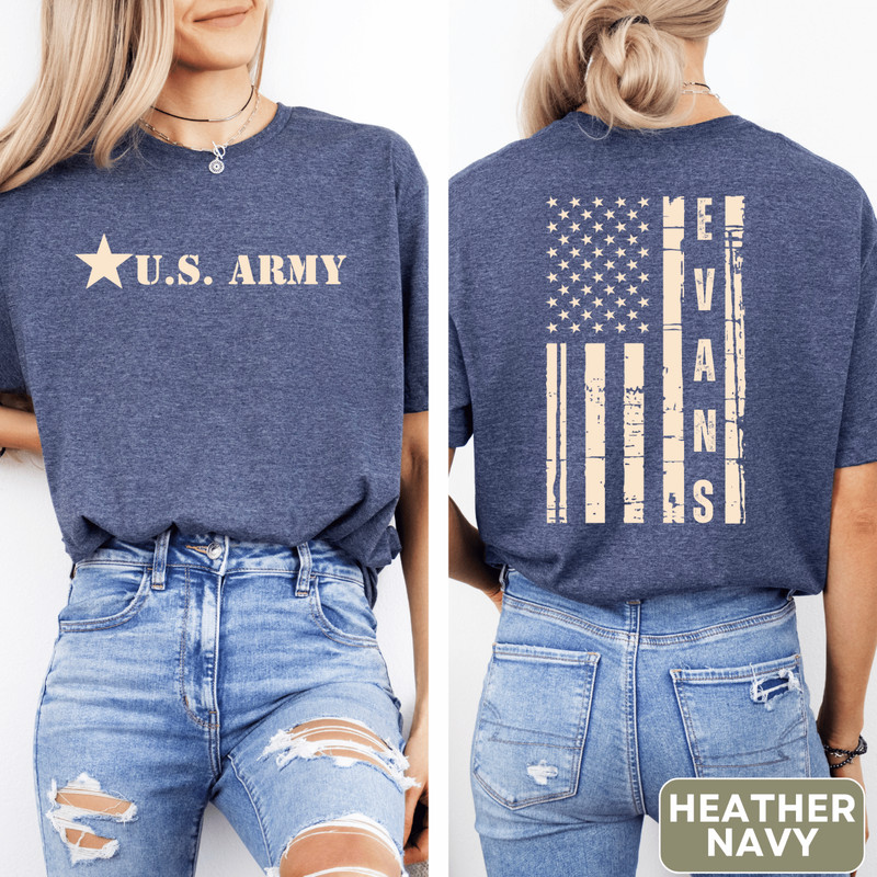 Custom U.S. Army T-Shirt for Army Familys, Graduations Welcome Home and Veterans gallery