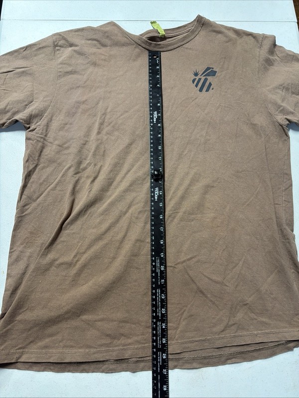 Econscious Mens Xlarge Xl Organic Cotton Short Sleeve T-Shirt Brown Bee Echo gallery