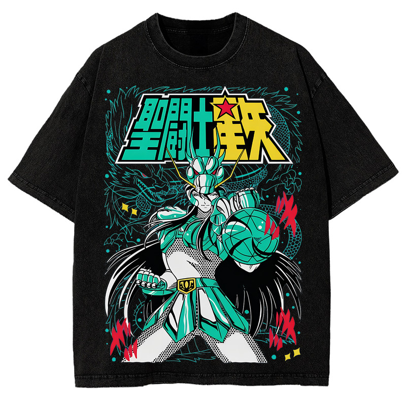 DBZ Haku Dragon Shiryu Saint Seiya Graphic Tee Fans And Lovers Anime T-Shirt